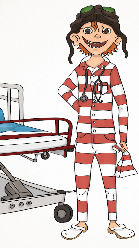 Vilter på hospitalet