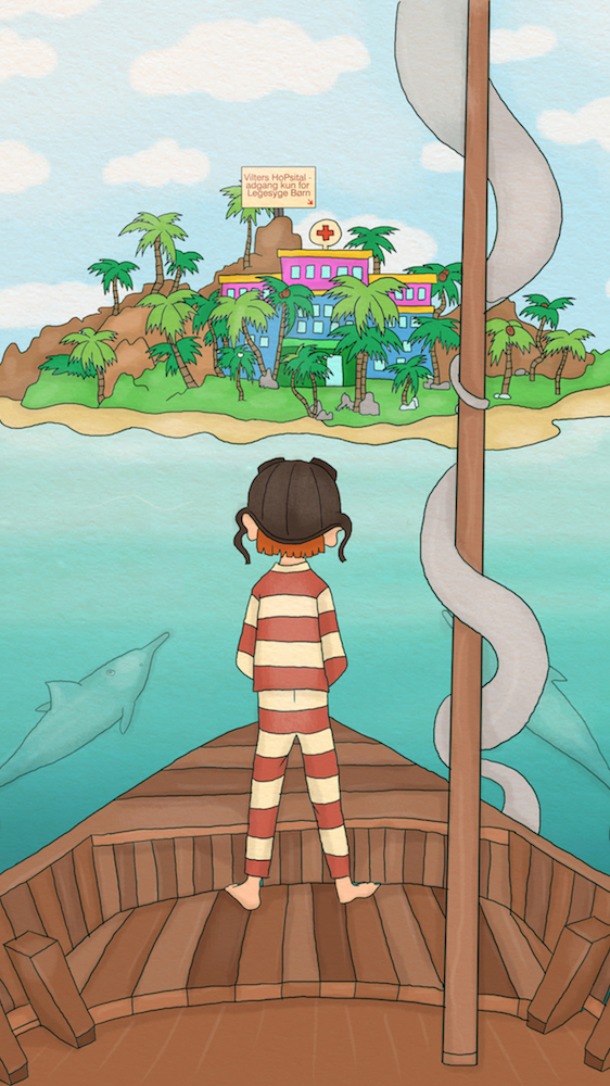 Vilter på vej til HoPsitalet