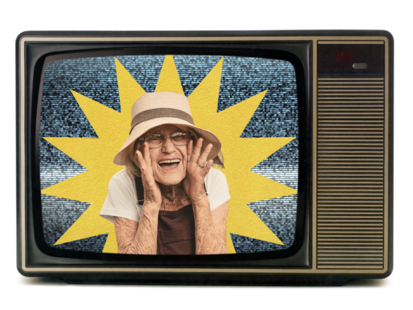 Bedsteforældre på TV i corona-tider